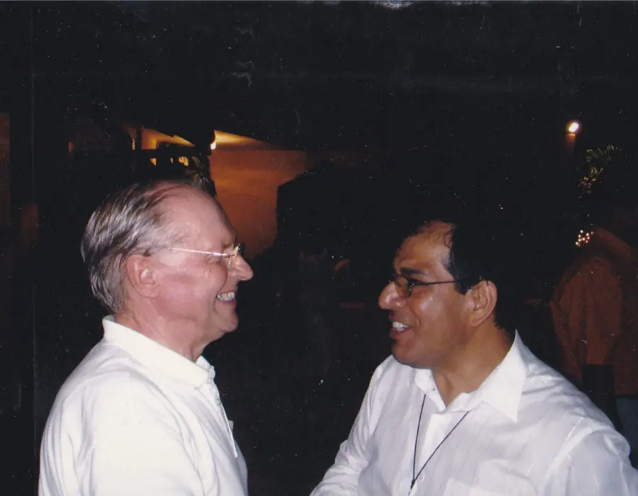 Con hermanos de comunidad